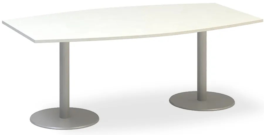 Masa de intalnire ProOffice 200 x 110 cm, alba