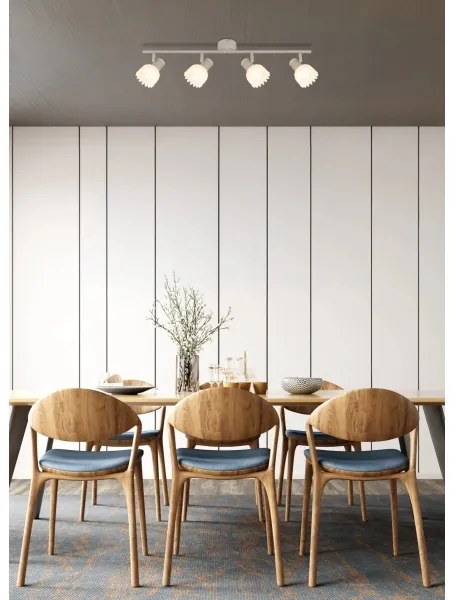 Globo 54317-4 - Plafonieră cu spoturi PLANTA 4xE14/40W/230V