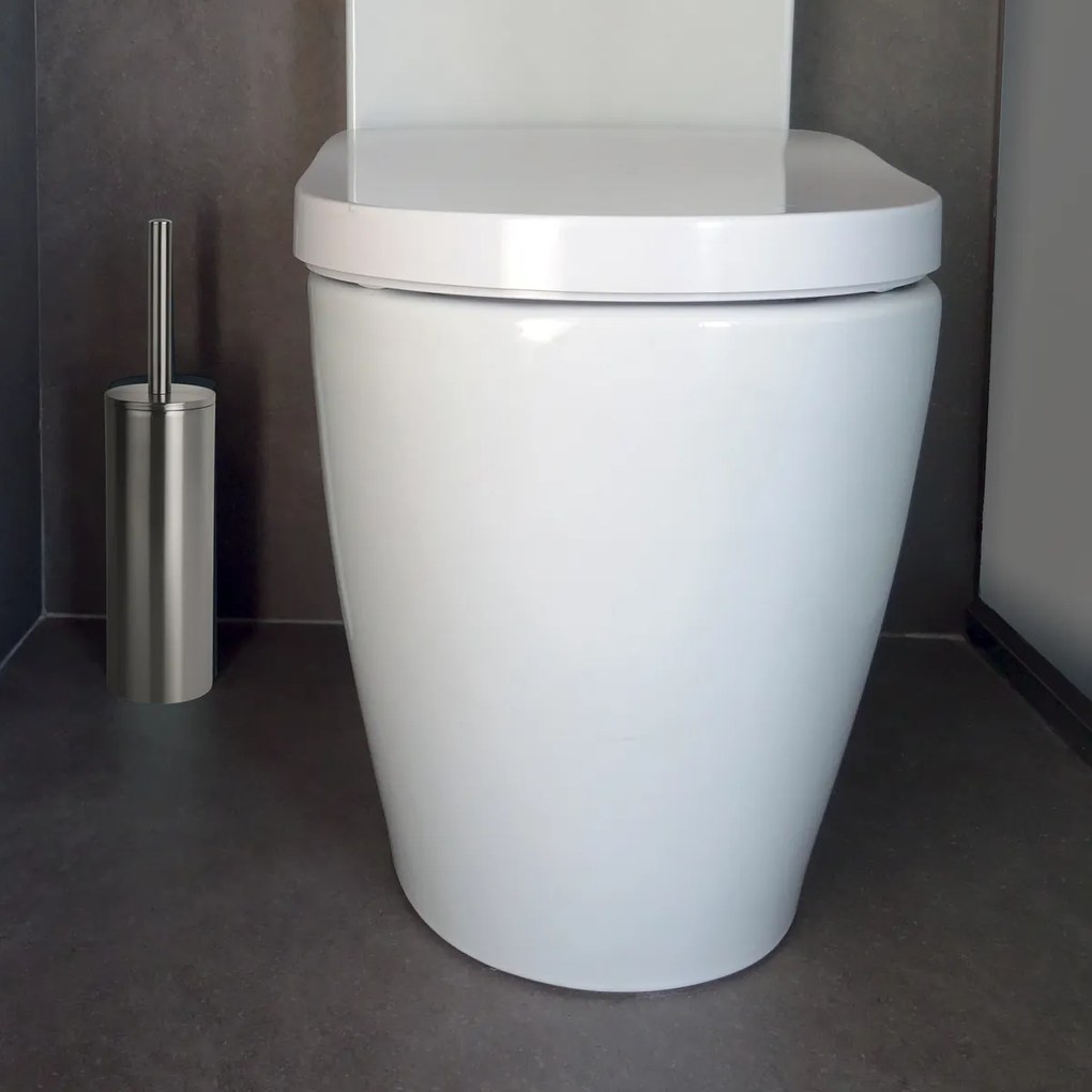Spirella WC perie Nyo/Akira, perie din oțelinoxidabil periat