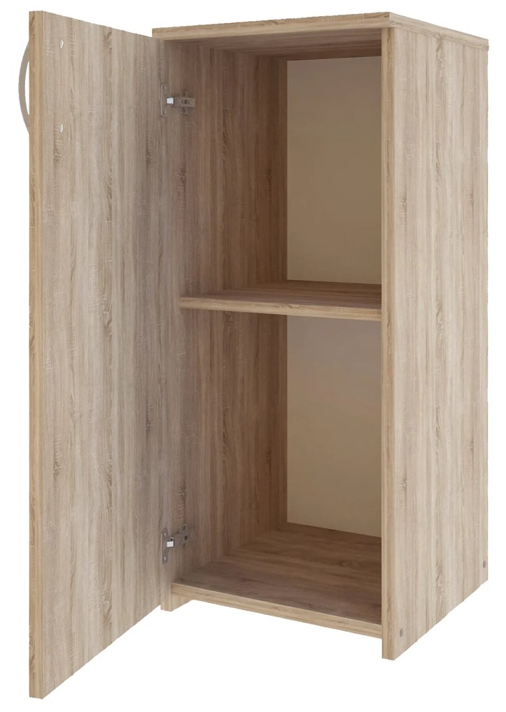 Comoda Creta, O Usa, Stejar Sonoma, 40 x 42 x 90 cm