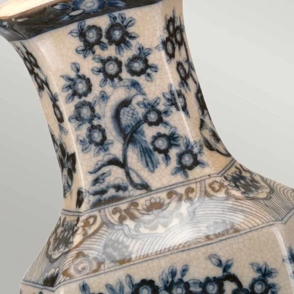 Lampă de masă Elstead BLUE-HEX-TL BLUE HEX 1xE27/60W/230V