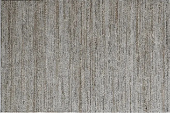 Covor din bumbac și iută țesut manual, antiderapant, bej natural, 200 x 300 cm, 1800 GSM, „Cotton Jute Carpet"