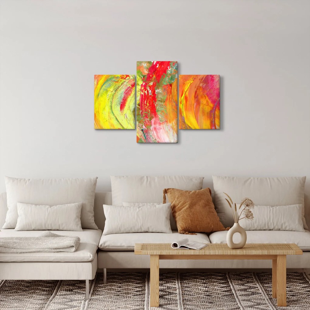 Tablou cu abstracție- pictura (90x60 cm)