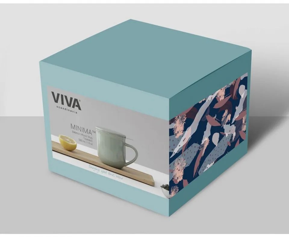 Cana de ceai cu sita VIVA Minima Cranberry 350ml 1007002
