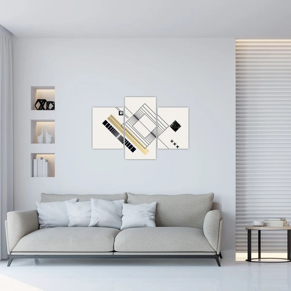 Tablou - Forme geometrice N⁰6 (90x60 cm)