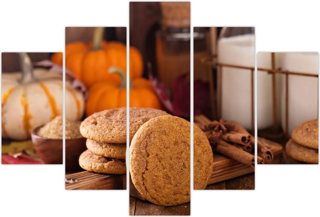 Tablou - Biscuiți de toamnă (150x105 cm)