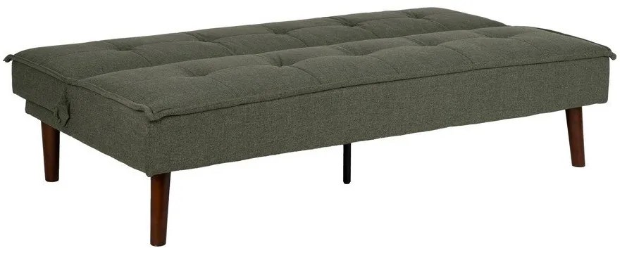 Canapea verde extensibilă cu tapițerie din chenille 181 cm – Ixia