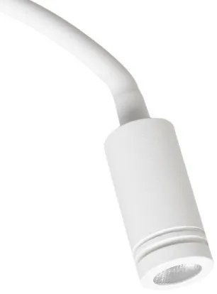 Veioză LED flexibilă de perete cu USB BASE 1xLED/8W+1xLED/2W/230V alb