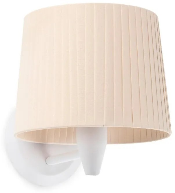 Aplica de perete moderna design elegant SAMBA mini alb/bej