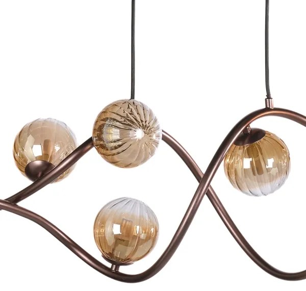 Lustră pe cablu ONLI FRIDA 8xG9/10W/230V cupru