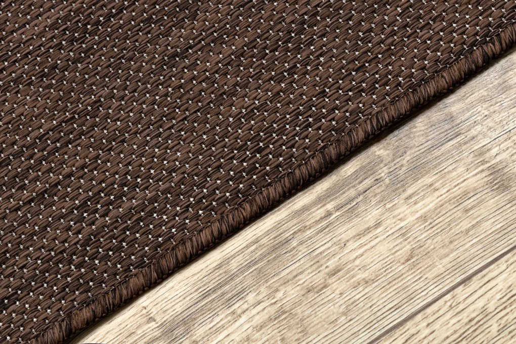 Covor SISAL SION A5165A Melanj țesute plate maro