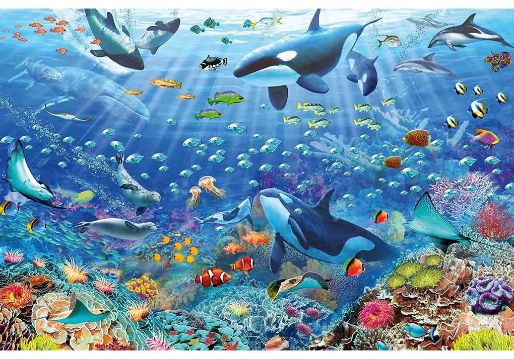 PUZZLE LUMEA SUBACVATICA COLORATA, 3000 PIESE - RAVENSBURGER (RVSPA17444)