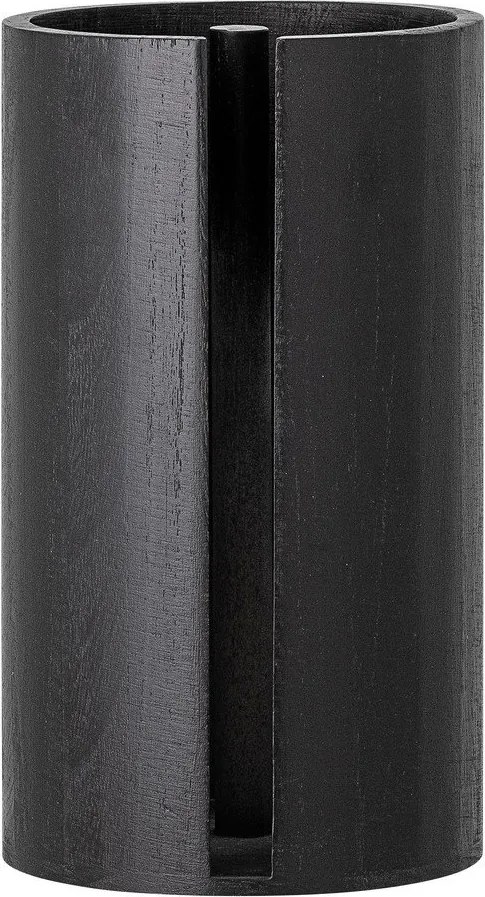 Suport orizontal pentru prosoape de bucătărie din hârtie negru din lemn ø 14,5 cm Celian – Bloomingville