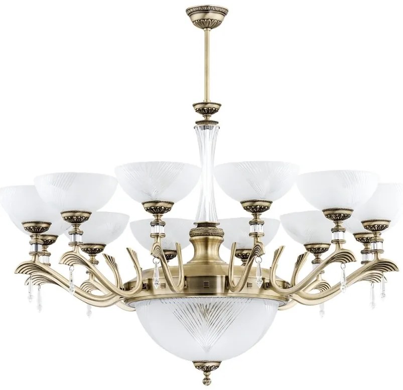 Candelabru 12 brate design clasic realizat manual Farini