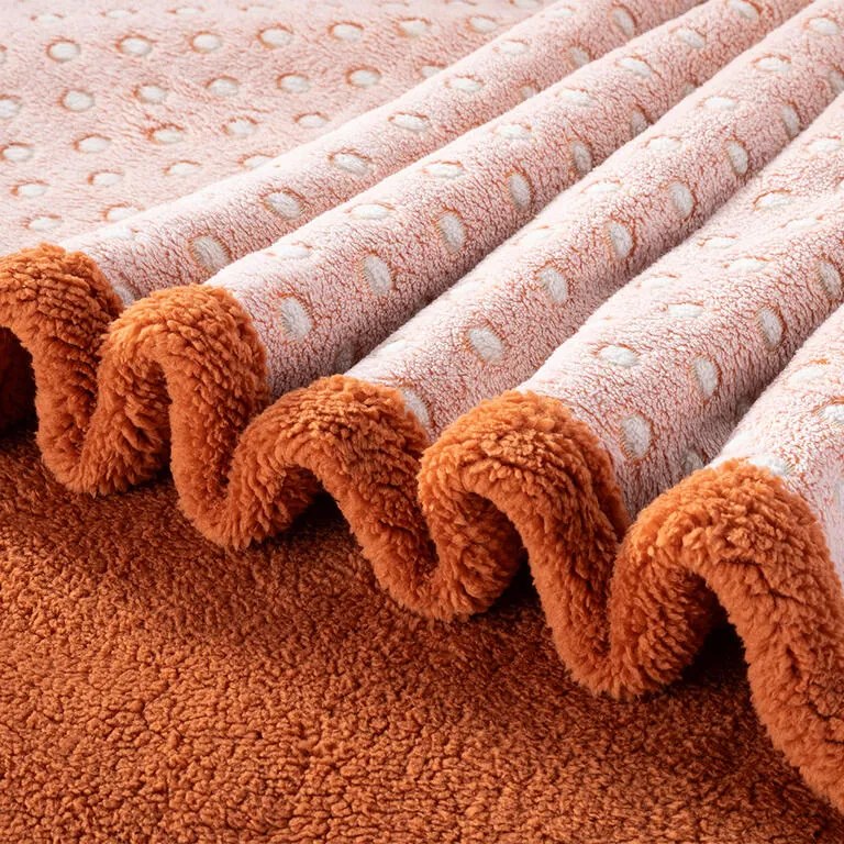 Set cu blăniţă POLKA caramel 3 buc