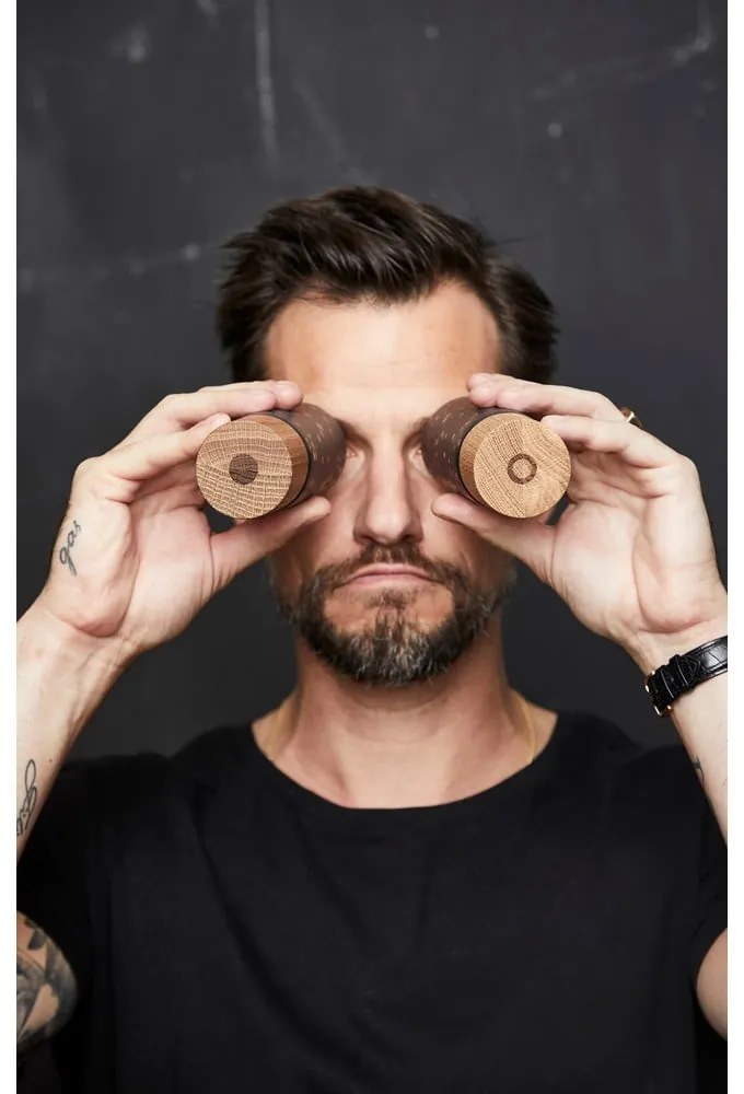 Set de râșnițe de sare și piper negru 2 buc. din ceramică Gastro Black – Bitz