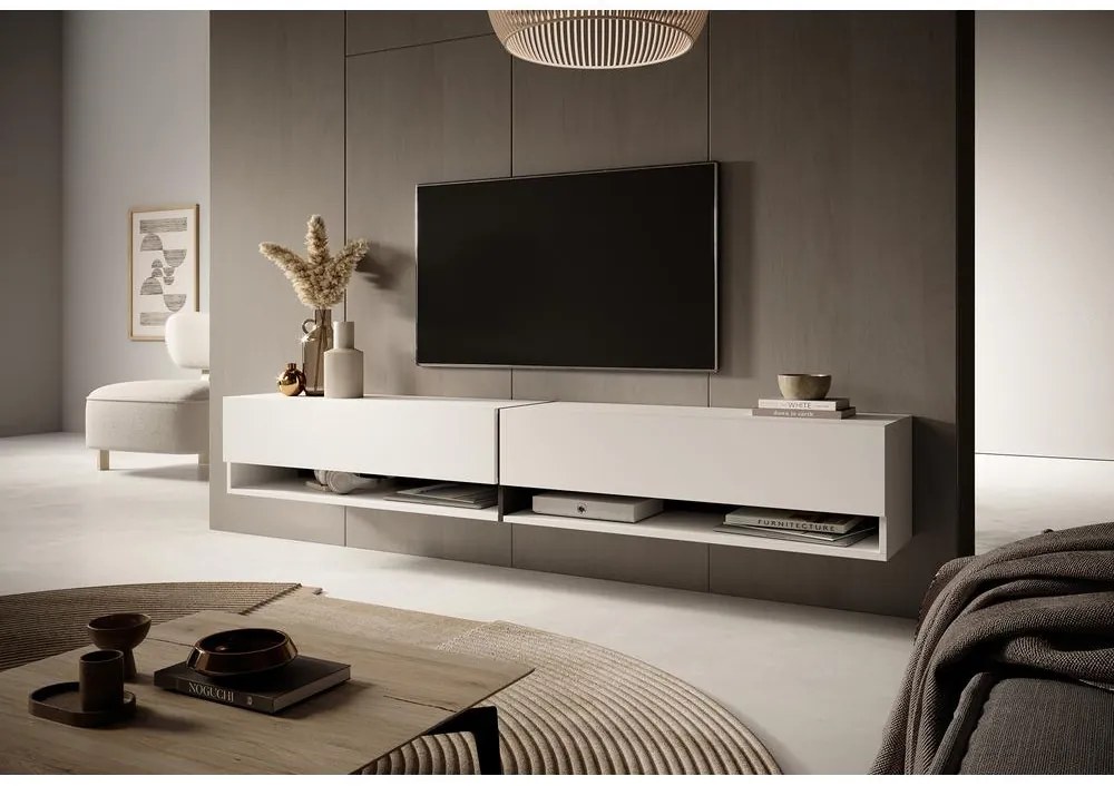 Masă TV Myrtha 200 (alb). 1098777