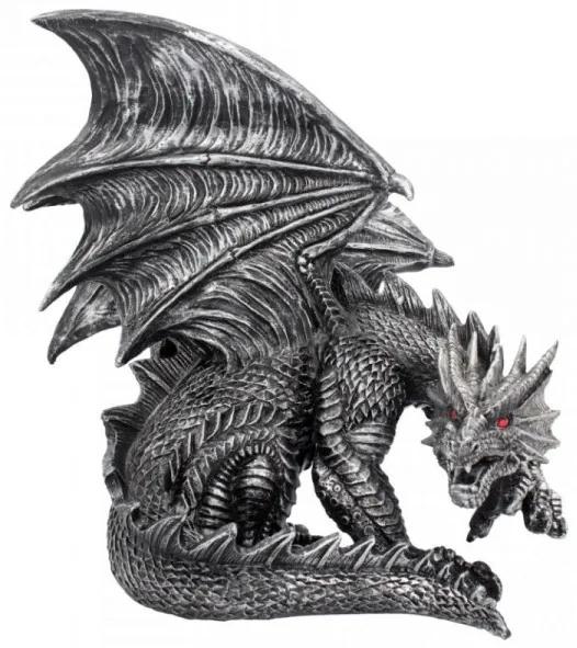 Statueta dragon Obsidian 25 cm