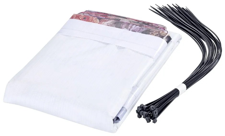 Paravan pentru balcon roz/gri 500x85 cm Roses - Maximex