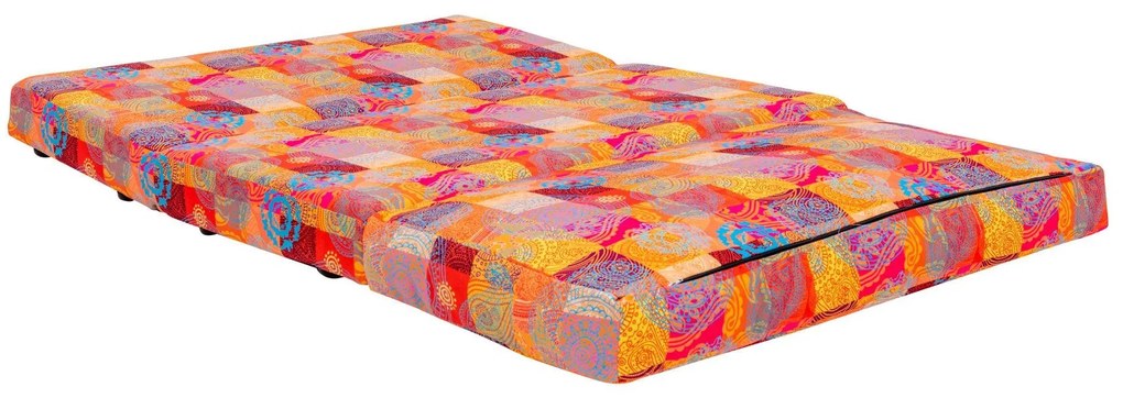 Canapea extensibila cu 2 locuri Taida, Multicolor, 120 x 62 x 68 cm