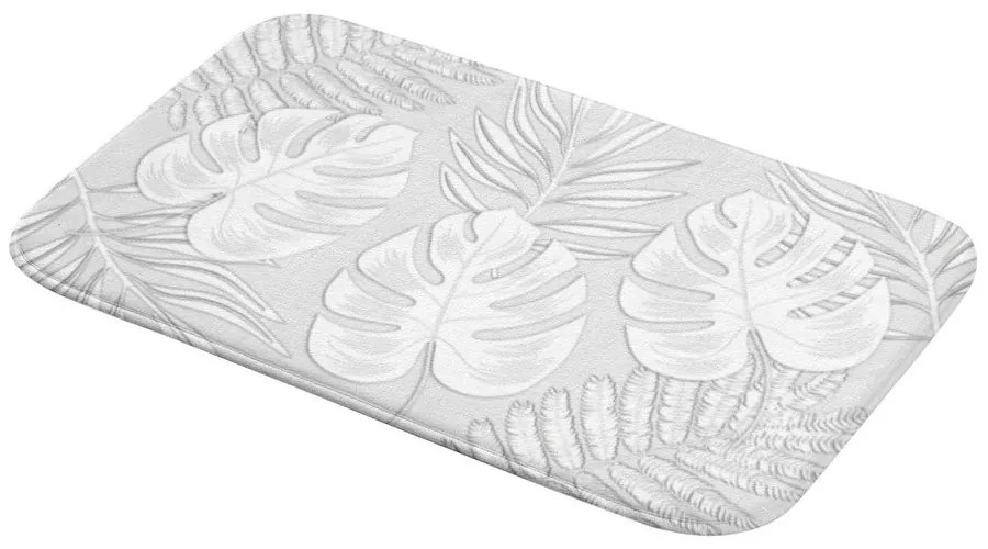 Covoraș de baie gri deschis 45x75 cm Amber – douceur d'intérieur