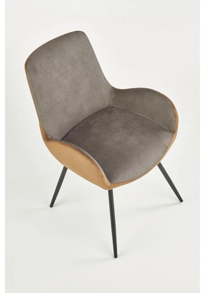 Scaun de bucaterie Brenato, maro
