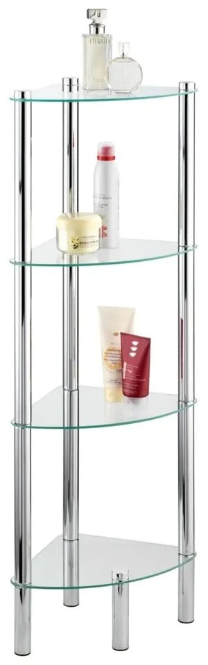 Raft de colț Wenko Corner, 4 polițe