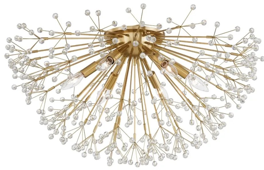 Plafoniera LUX design modern DUNKIRK alama antichizata, cu 6 surse de lumina