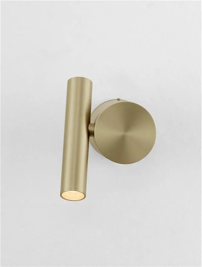 Aplica cu Spot de perete CICLO aurie