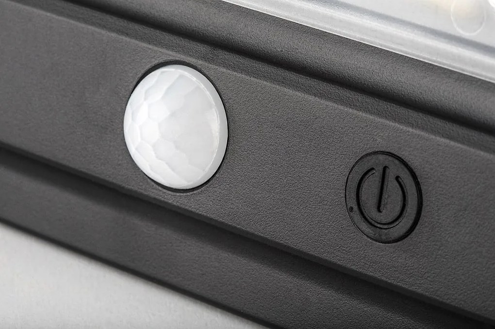 Lampa solara cu senzor de miscare Flaxton negru