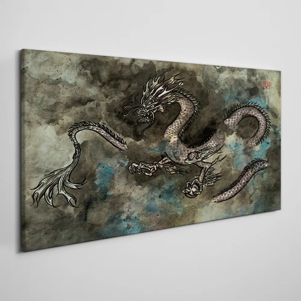 Tablou canvas dragon fantezie asiatic