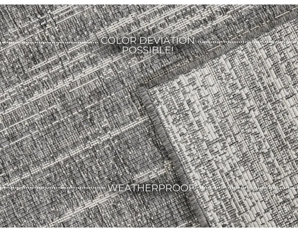 Covor de exterior gri 170x120 cm Gemini - Elle Decoration