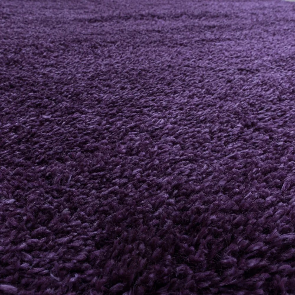 Covor tip traversă violet 80x250 cm Fluffy – Ayyildiz Carpets