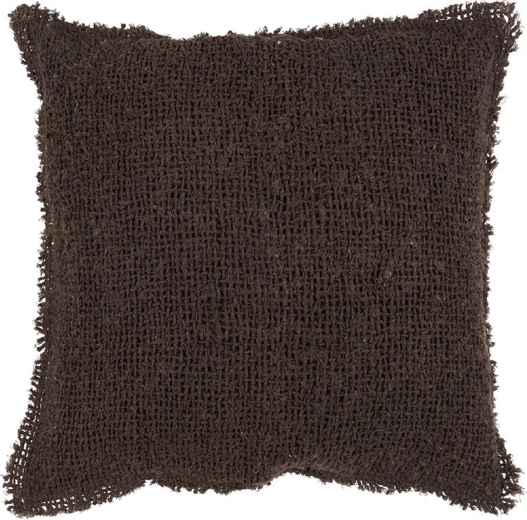 Husa decorativa din tesatura groasa TOLOUSE 50x50 cm, maro