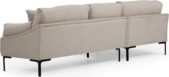 Colțar Artie Leo, bej deschis, colț pe partea stângă