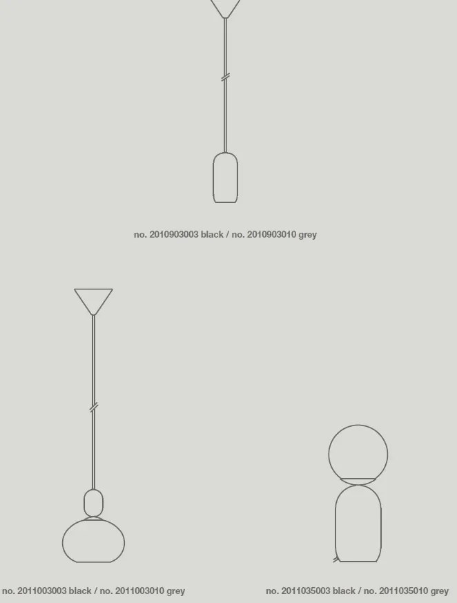 Veioza moderna design minimalist Notti mocha 2011035003 NL