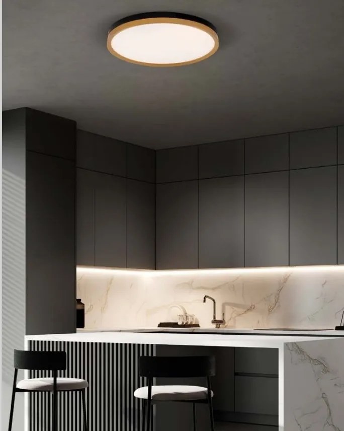 Plafoniera moderna LED MR JOHN, diametru 40cm