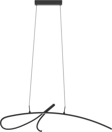 Eglo 902346 - Pendul LED CARDONCITO pe cablu, 20W, 230V, 2700/4000/6500K, negru