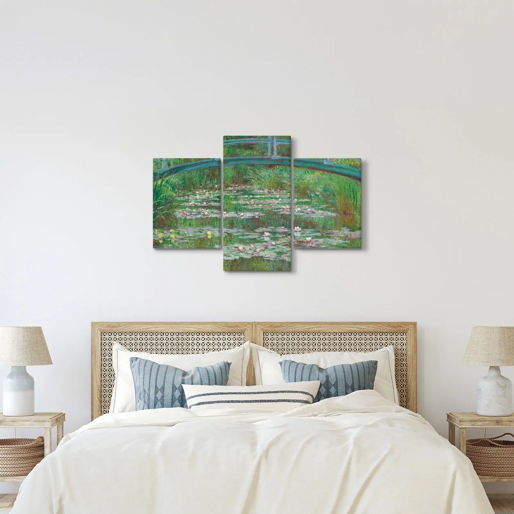 Tablou - Claude Monet, The Japanese Footbridge, reproducere (90x60 cm)