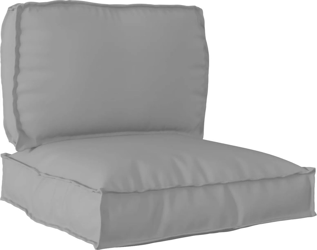 vidaXL Set de perne pentru palet 2 pcs Gri Material Oxford