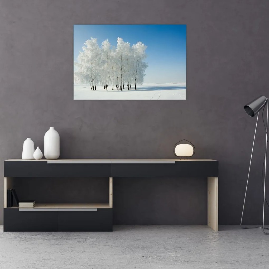 Tablou - Peisaj înzăpezit (90x60 cm)