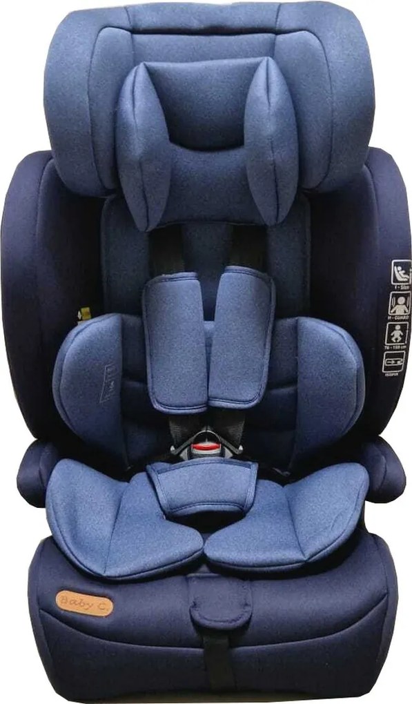 Scaun Auto cu Isofix Baby Care™ Safety Plus, Omologare R-129 i-Size, 9-36 kg, Tetiera reglabila, Sistem de prindere in centura de siguranta, Husa