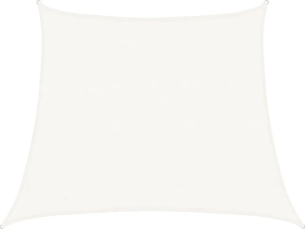 vidaXL Pânză parasolar, alb, 3/4x3 m, HDPE, 160 g/m²