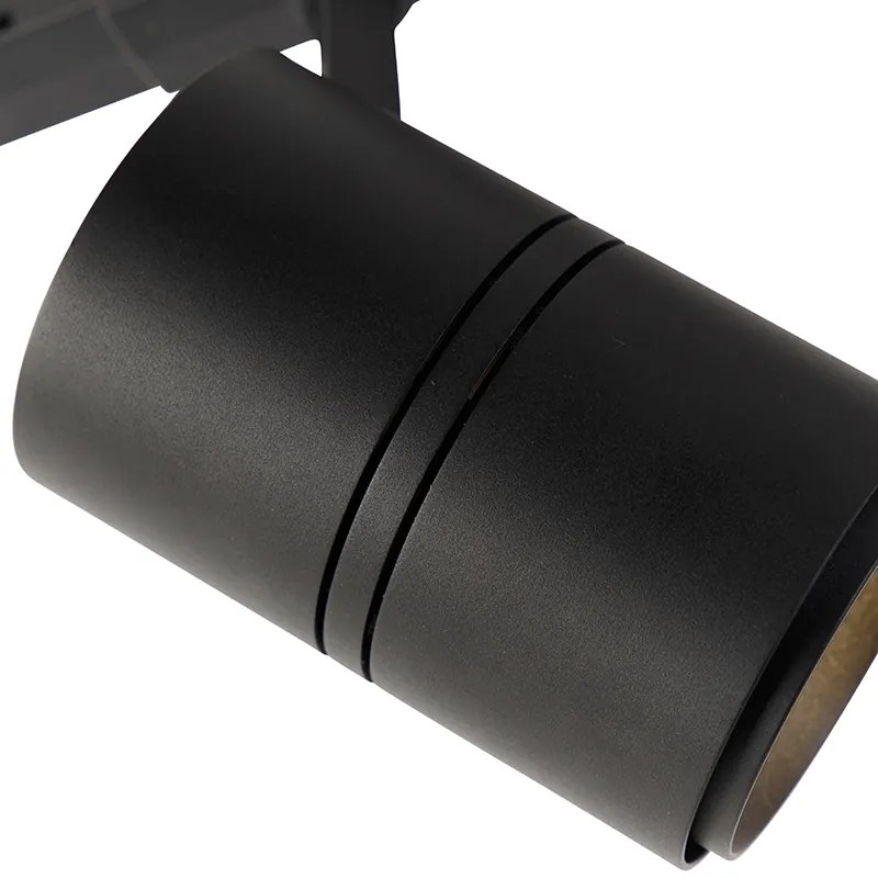 Spot modern cu șină reglabil 3 faze negru inclusiv LED 3000K - Ruler 38