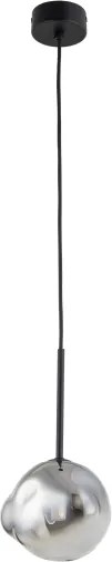 Brilagi - Lustră suspendată pe cablu VULCANO 1xG9/8W/230V Ø 15 cm negru/fumuriu