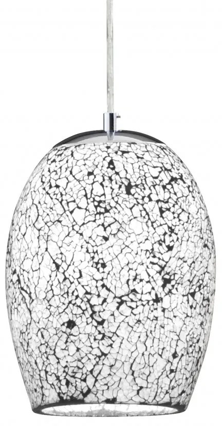 Pendul design modern Crackle alb mozaic 8069WH SRT
