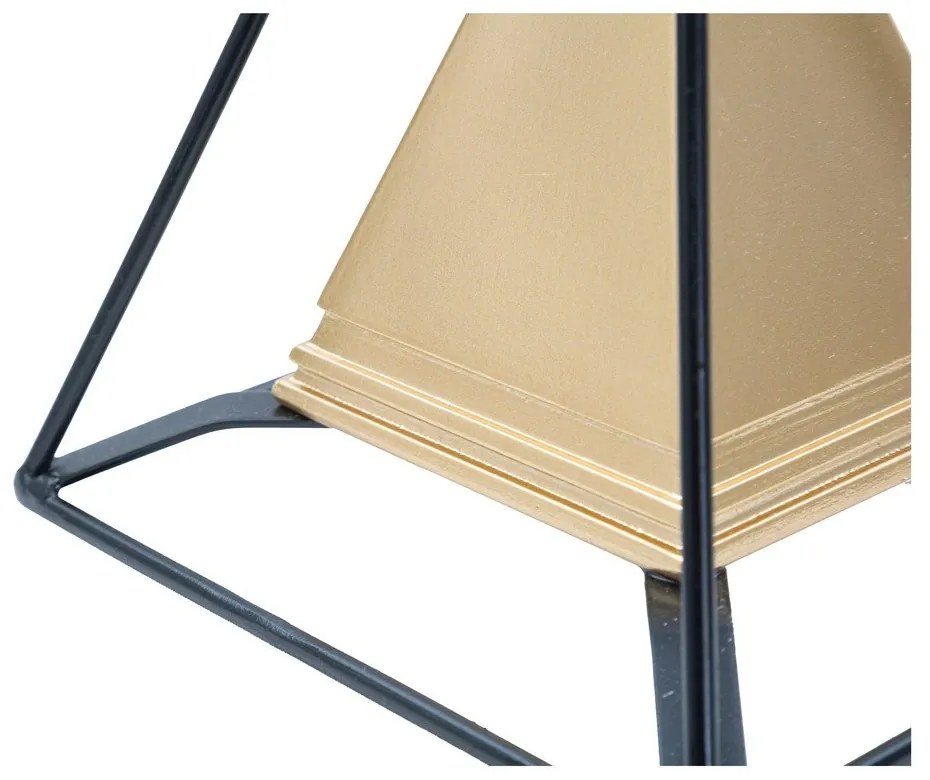 Statuetă metalică în decor auriu Mauro Ferretti Piramid