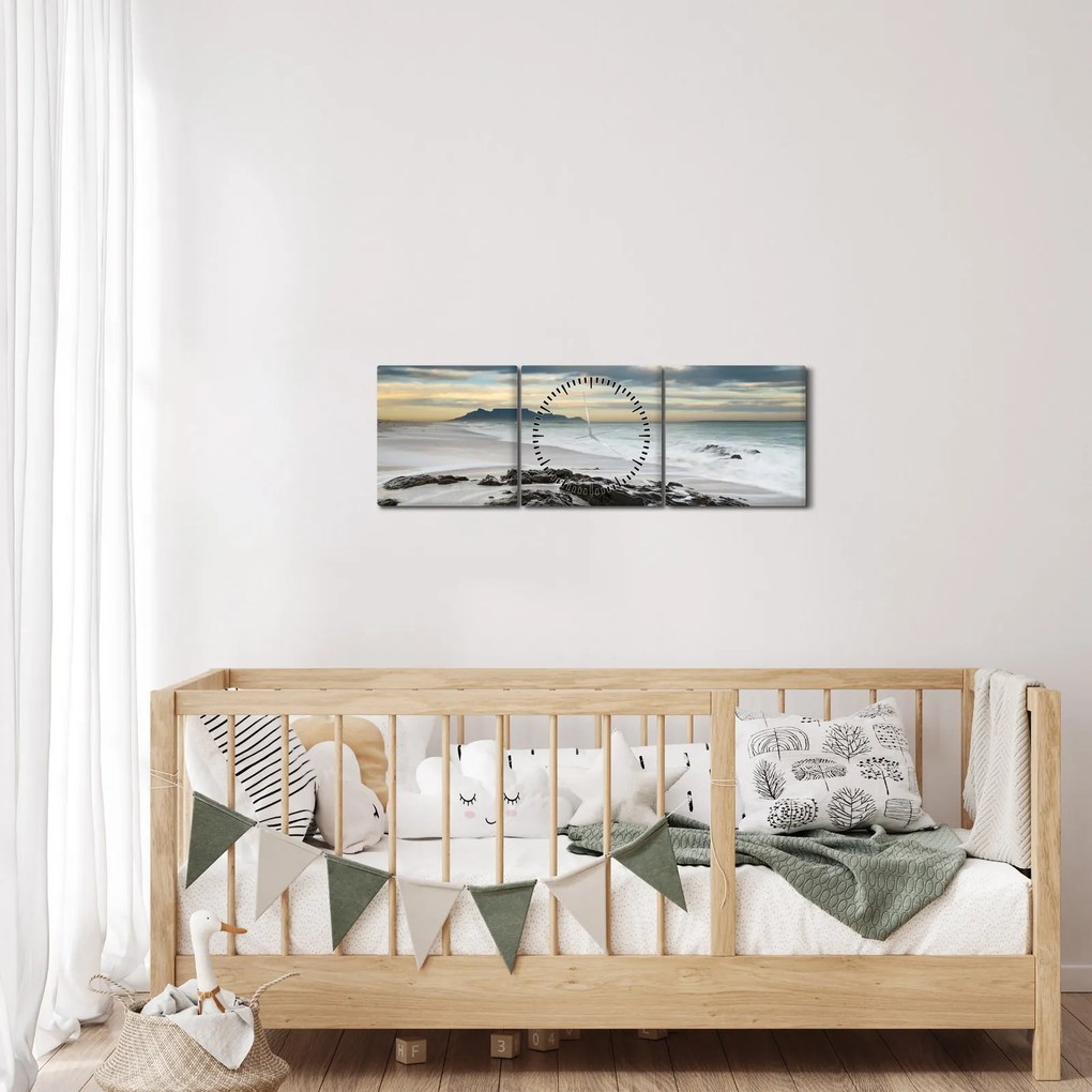 Tablou - Robben Island (cu ceas) (90x30 cm)