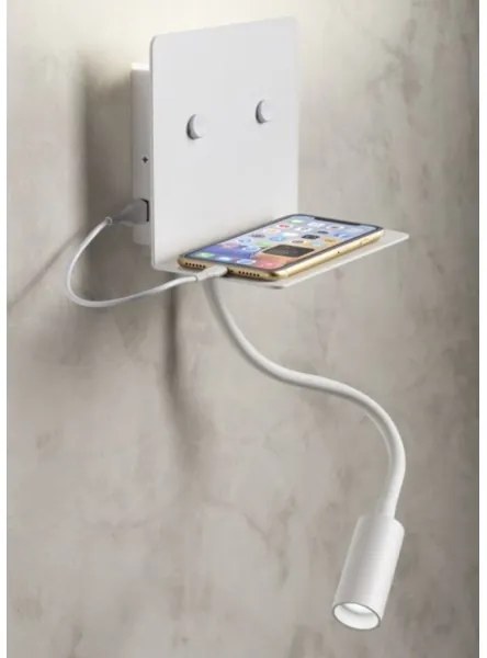 Spot LED de perete MOKA LED/6W + LED/3W/230V CRI90 alb Redo 01-3210