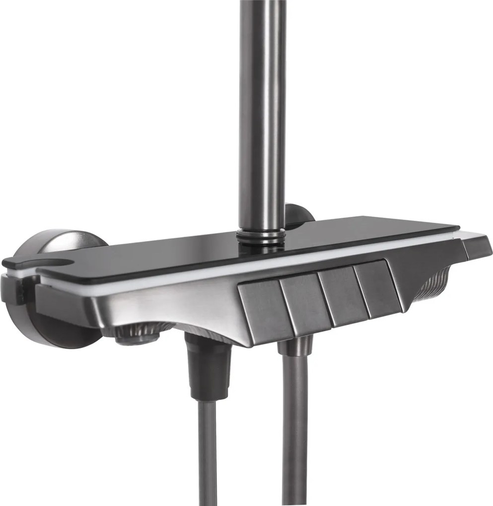 Coloana de dus cu termostat REA Savio Titanium